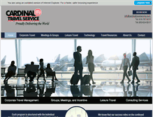 Tablet Screenshot of cardinaltravelservice.com